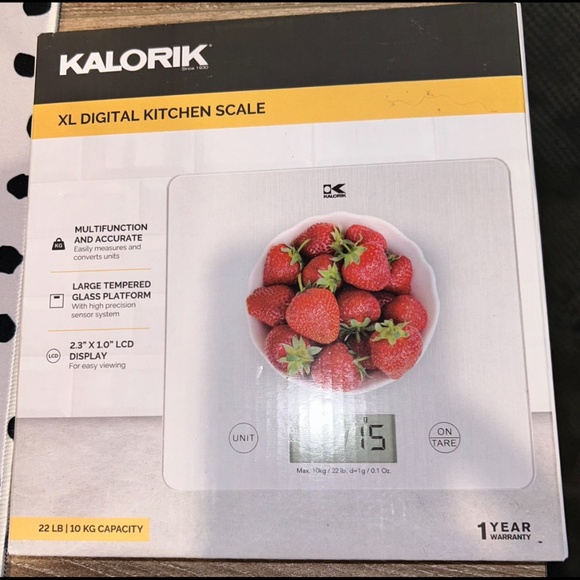Kalorik XL Digital Kitchen Scale - Picture 5 of 5